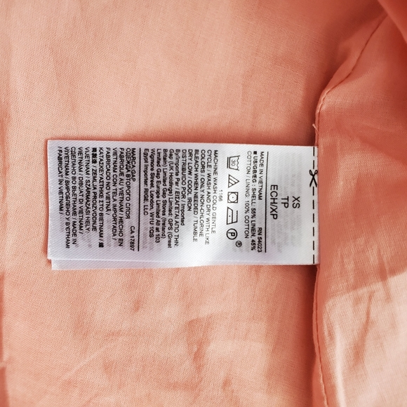 GAP Cami Wrap Ruffle Dress, Dusty Pink, XS - Picture 7 of 7